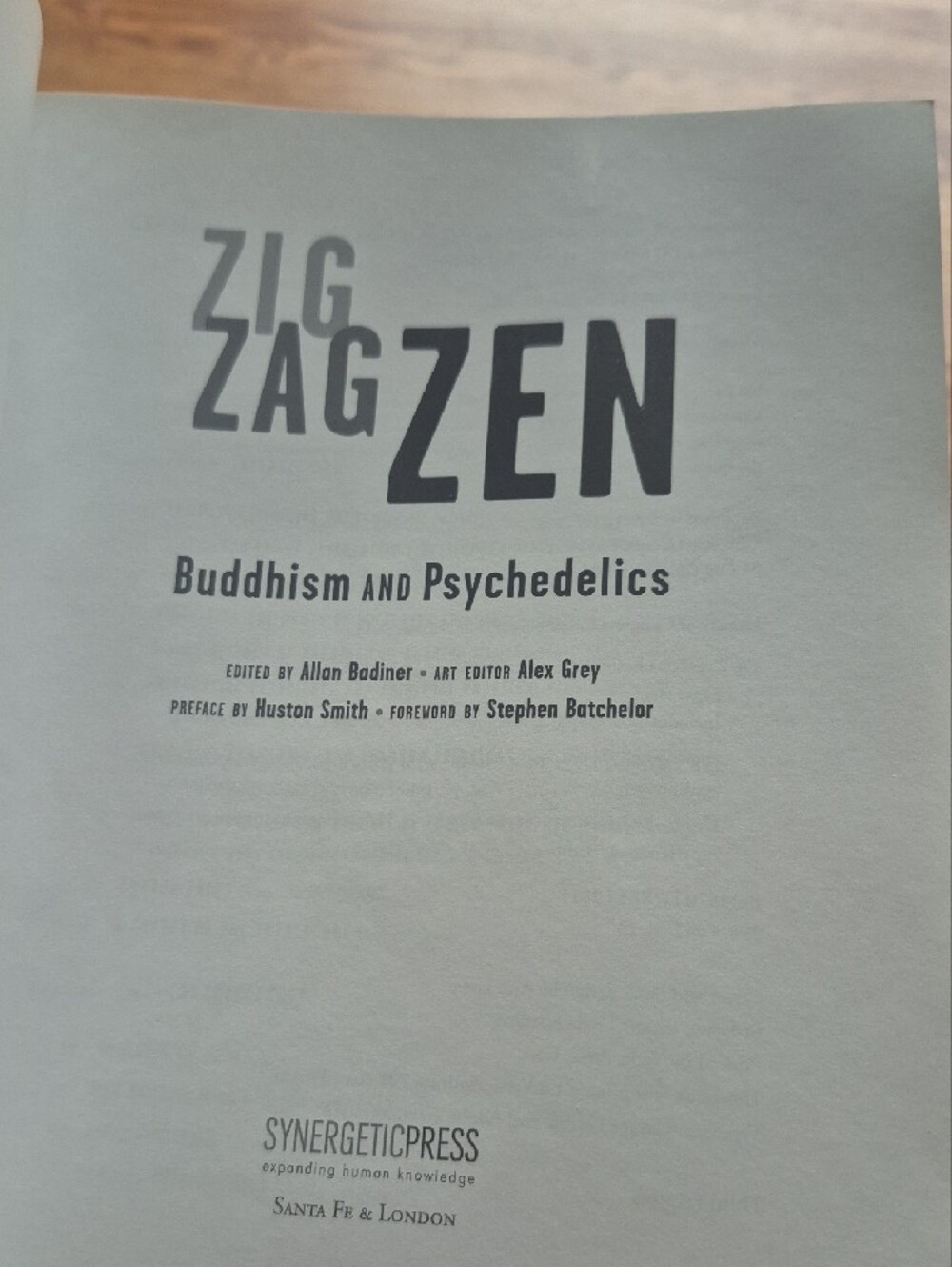 Zig Zag Zen Buddhism and Psychedelics - Colorful Paperback Book - Picture 3 of 6
